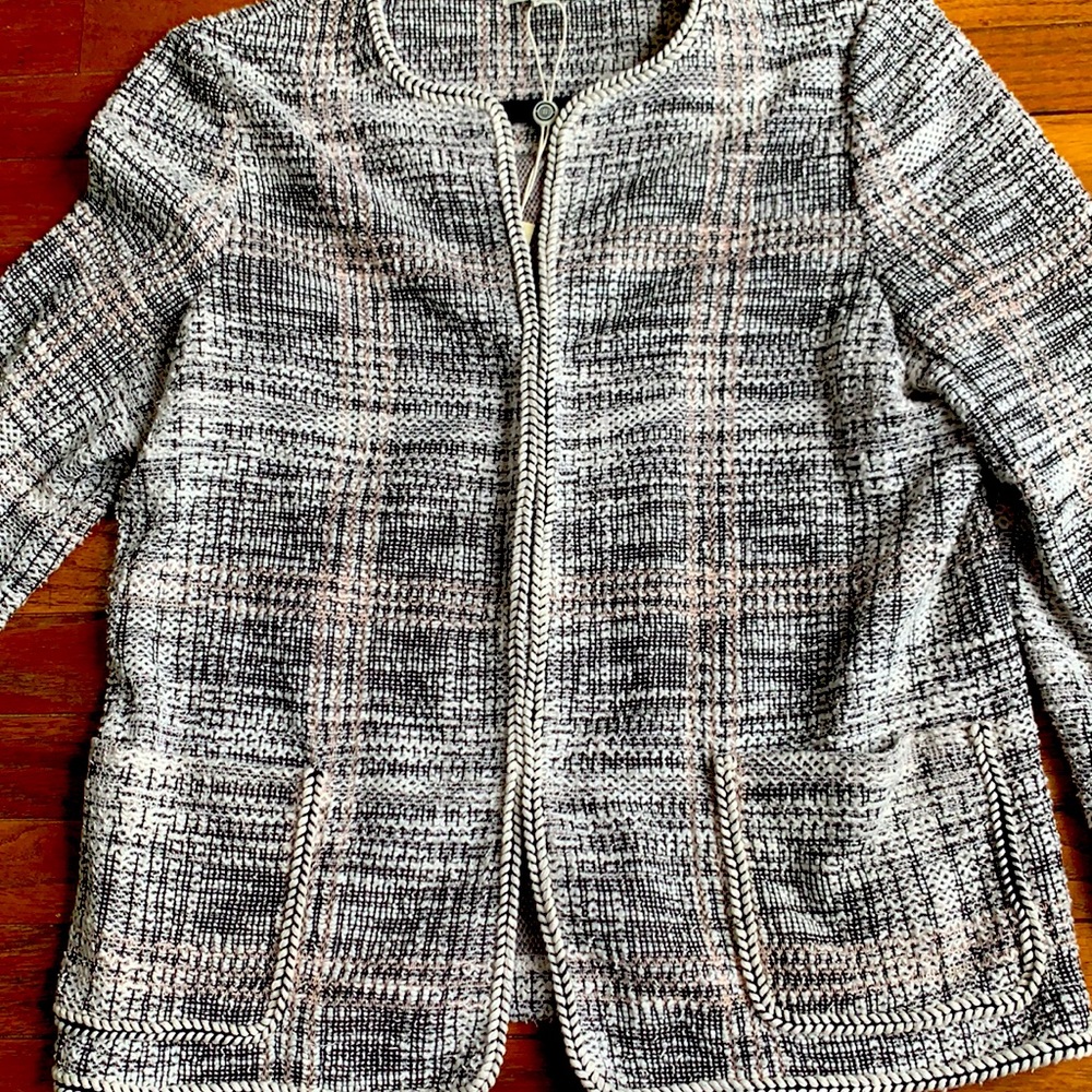 Max Studio Tweed Style Jacket - Picture 4 of 5
